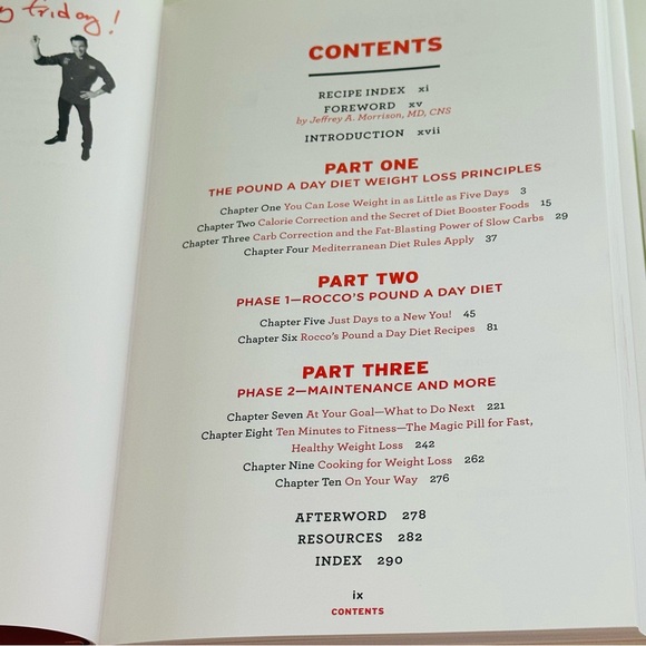 NEW The Pound A Day Diet Rocco DiSpirito Hardcover Book - Picture 2 of 6